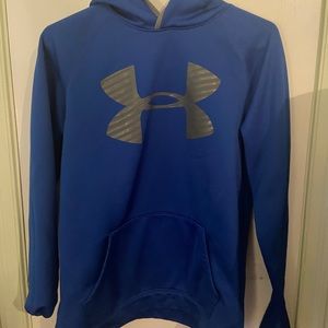 Boys Royal Blue Under Armour Sweatshirt Youth XL